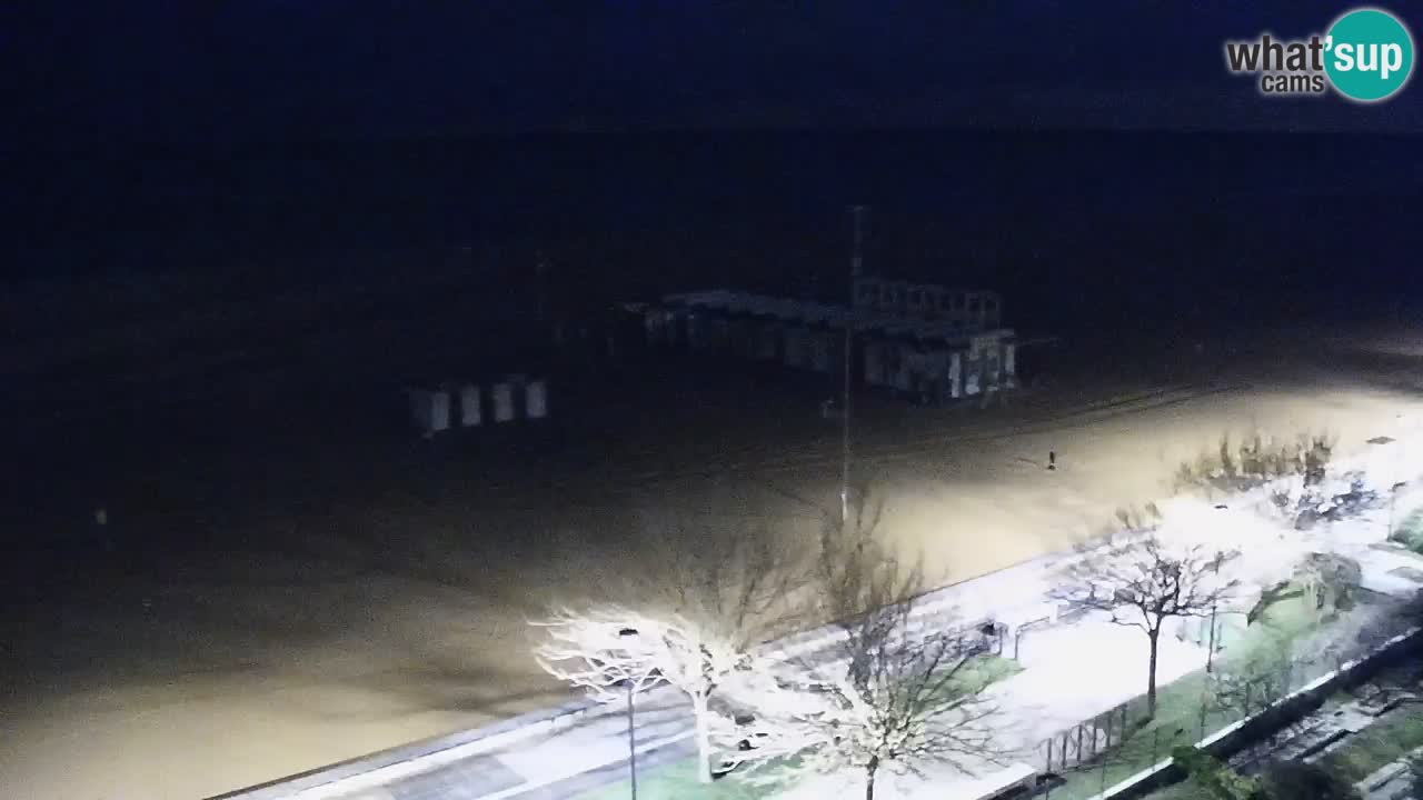 Web kamera Bibione plaža – pogled sa Ashanti ApartHotela