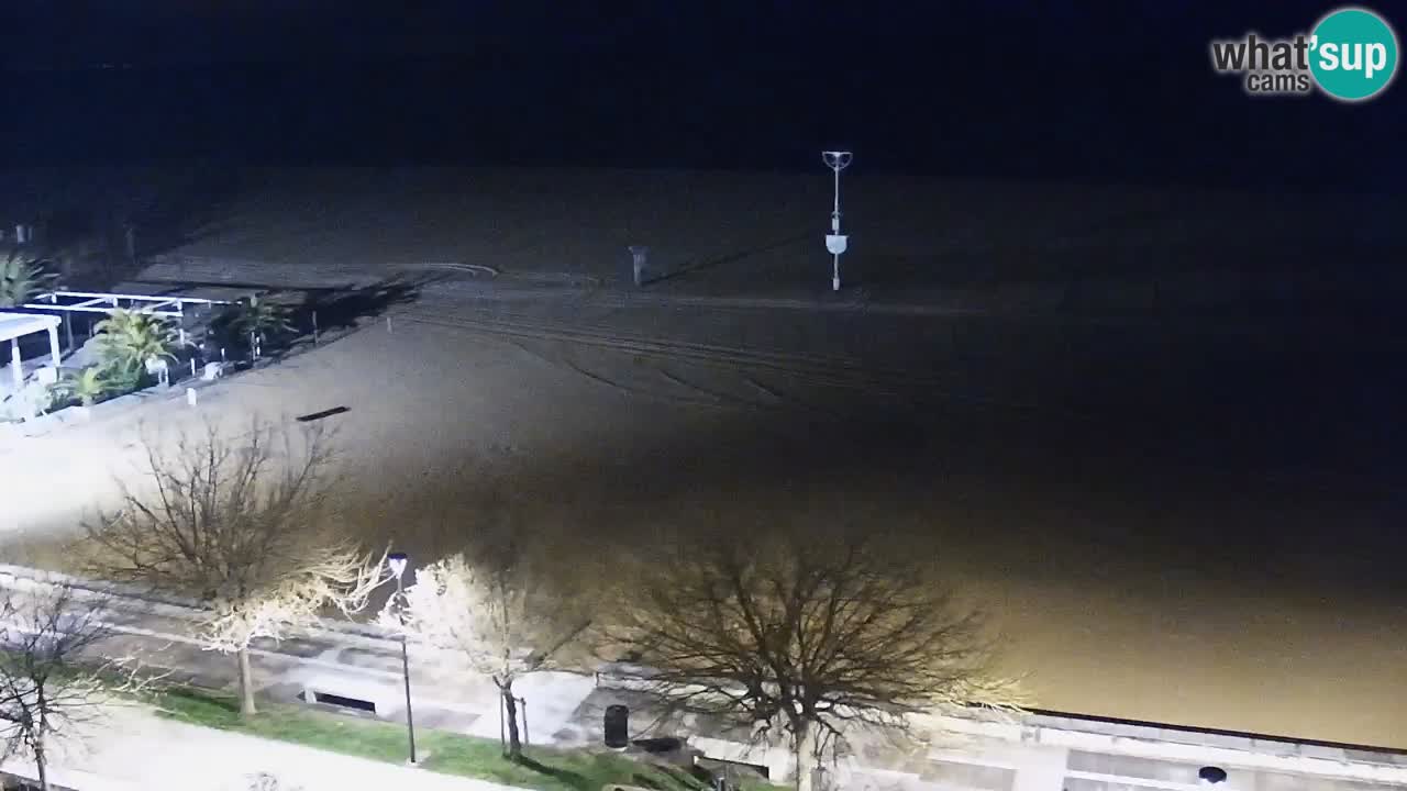 Webcam en direct plage de Bibione – vue depuis Ashanti ApartHotel