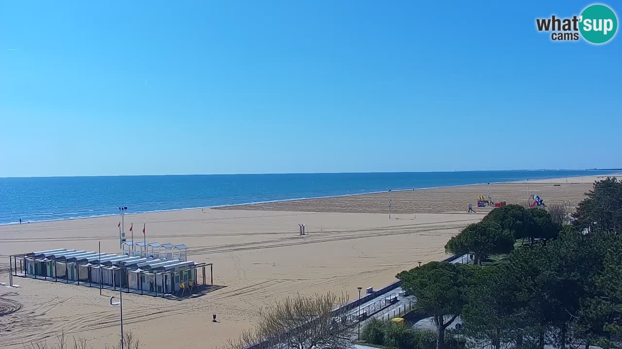 Webcam en vivo playa Bibione – vista desde Ashanti ApartHotel