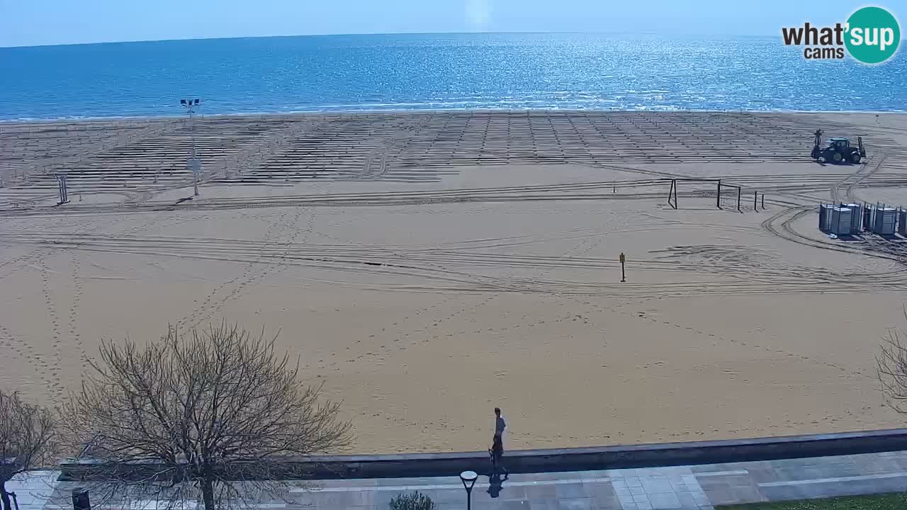 Web kamera Bibione plaža – pogled sa Ashanti ApartHotela