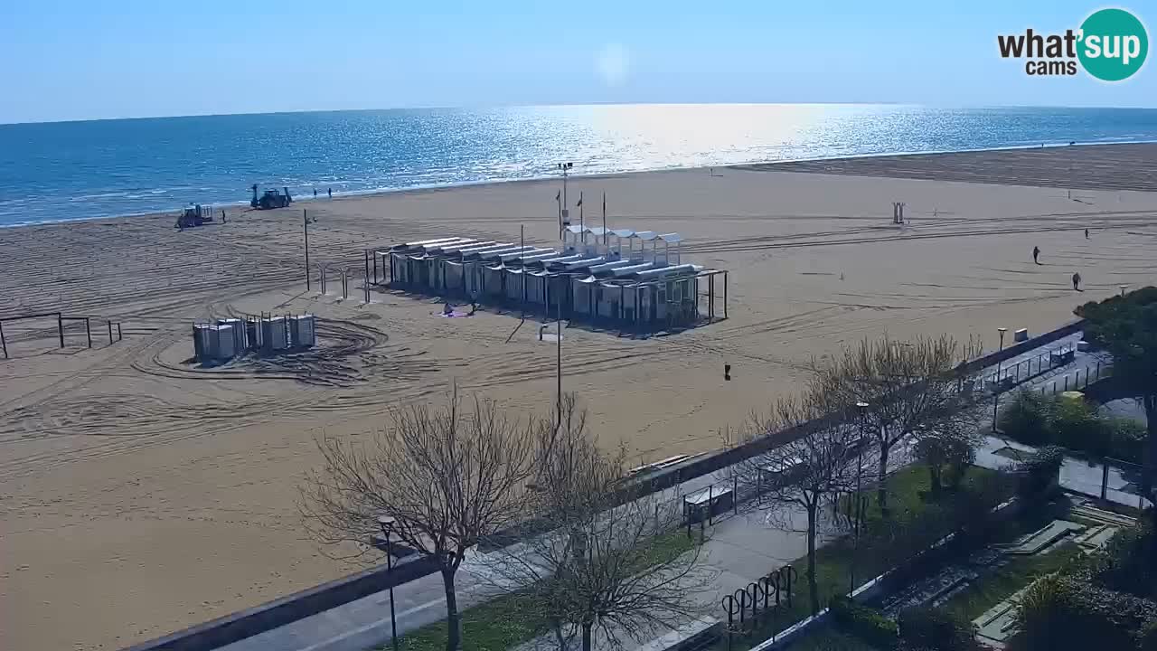 Webcam en vivo playa Bibione – vista desde Ashanti ApartHotel