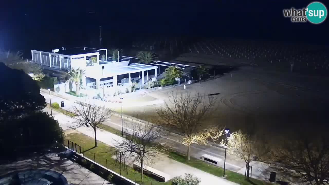 Web kamera Bibione plaža – pogled sa Ashanti ApartHotela