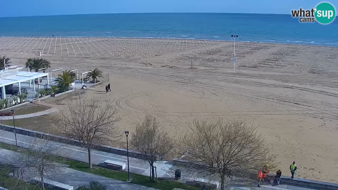 Webcam en vivo playa Bibione – vista desde Ashanti ApartHotel