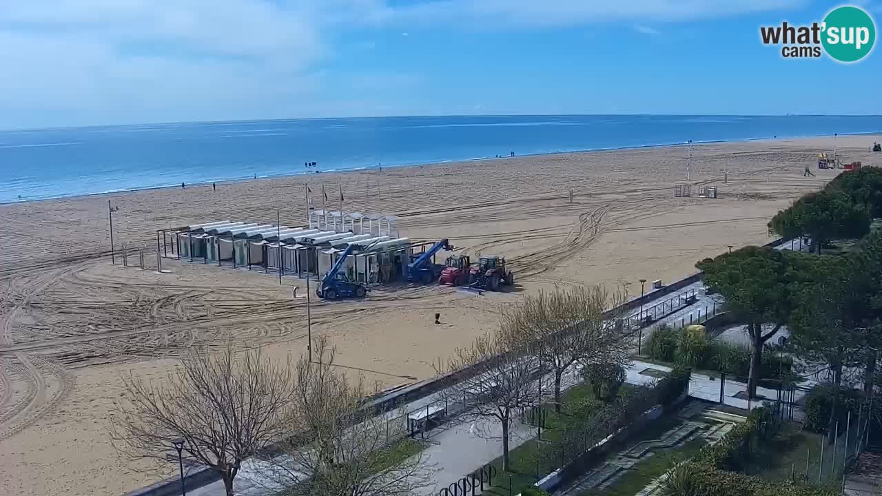 Web kamera Bibione plaža – pogled sa Ashanti ApartHotela