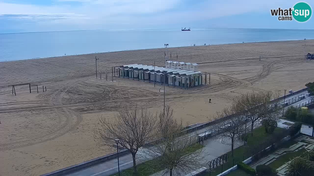 Web kamera Bibione plaža – pogled sa Ashanti ApartHotela