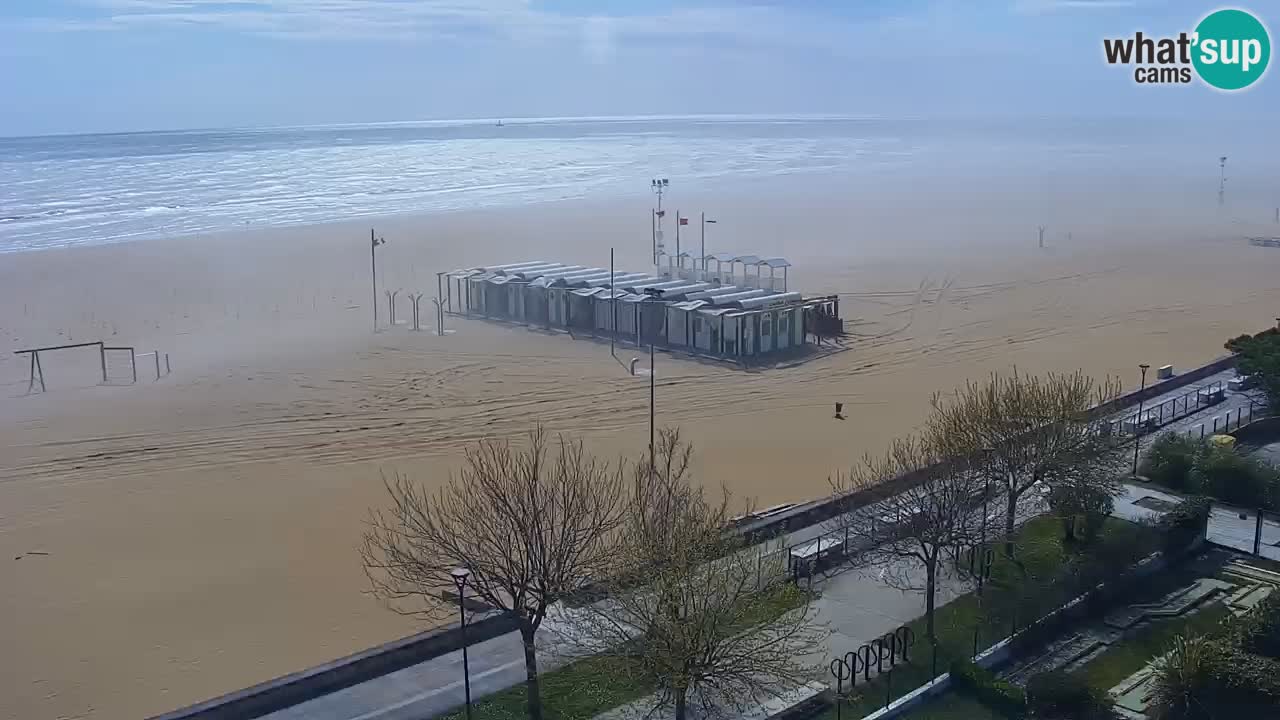 Web kamera Bibione plaža – pogled sa Ashanti ApartHotela