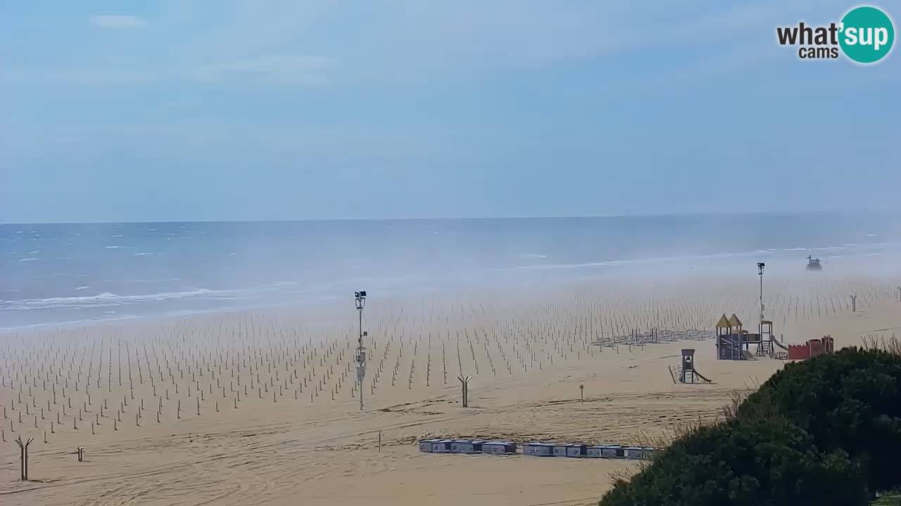 Webcam en vivo playa Bibione – vista desde Ashanti ApartHotel