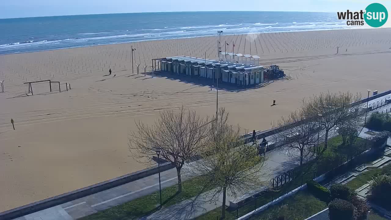 Webcam en vivo playa Bibione – vista desde Ashanti ApartHotel