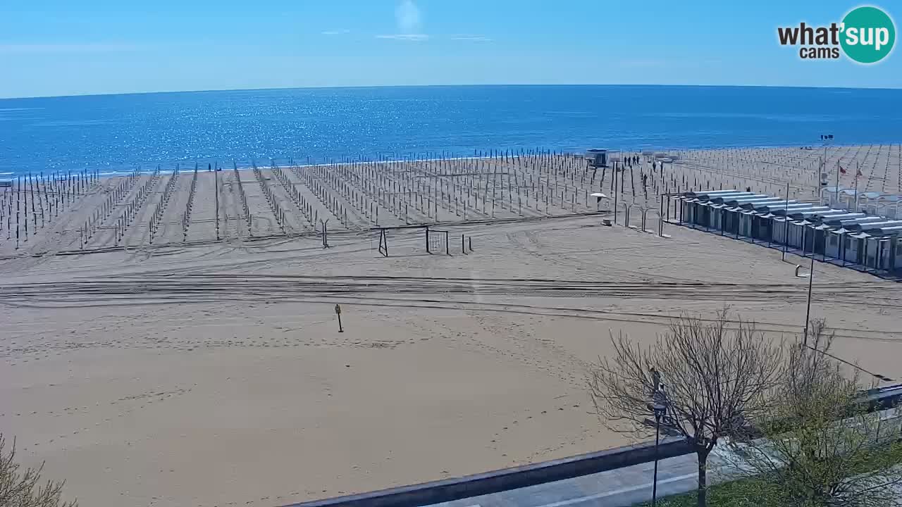Webcam en direct plage de Bibione – vue depuis Ashanti ApartHotel