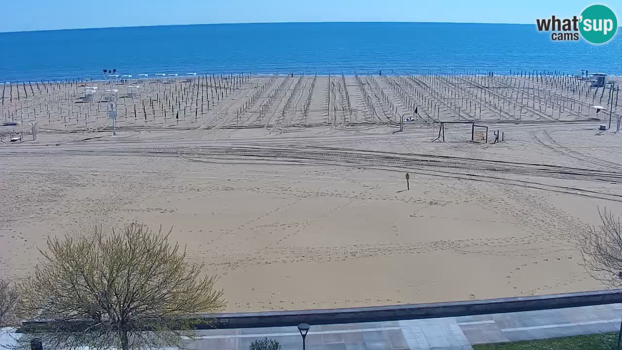 Webcam en direct plage de Bibione – vue depuis Ashanti ApartHotel