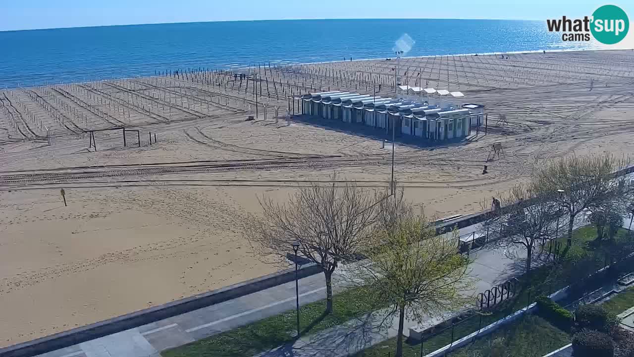 Web kamera Bibione plaža – pogled sa Ashanti ApartHotela