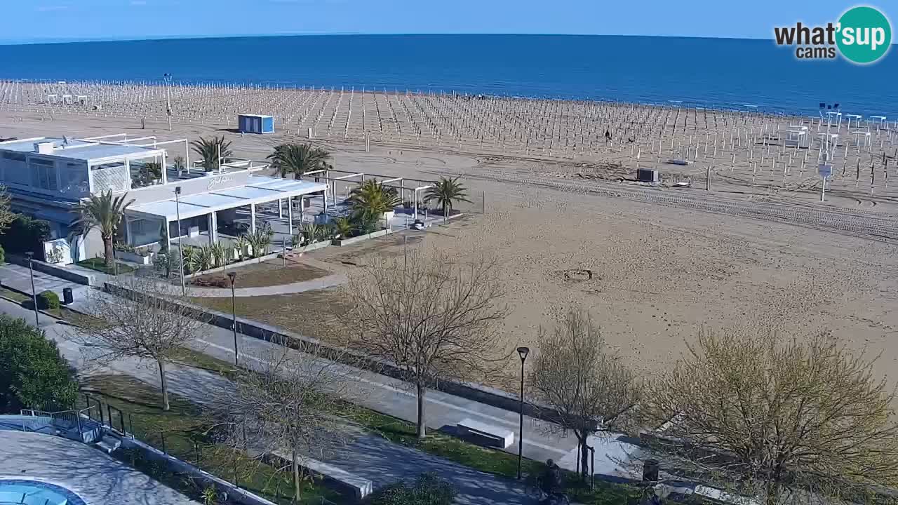 Webcam en vivo playa Bibione – vista desde Ashanti ApartHotel