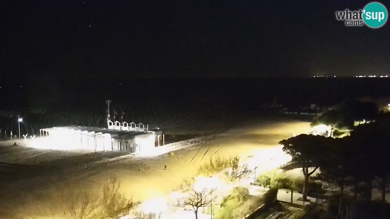 Webcam en vivo playa Bibione – vista desde Ashanti ApartHotel