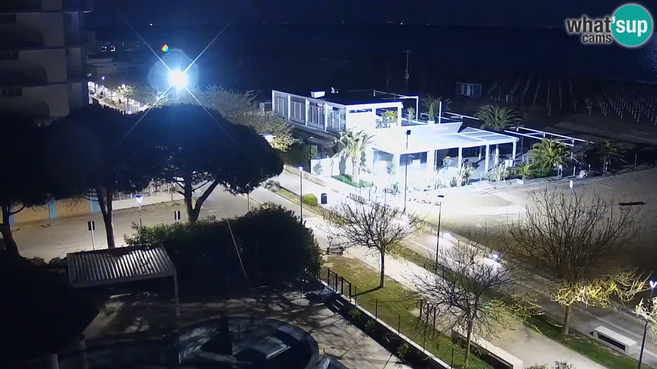 Webcam en direct plage de Bibione – vue depuis Ashanti ApartHotel