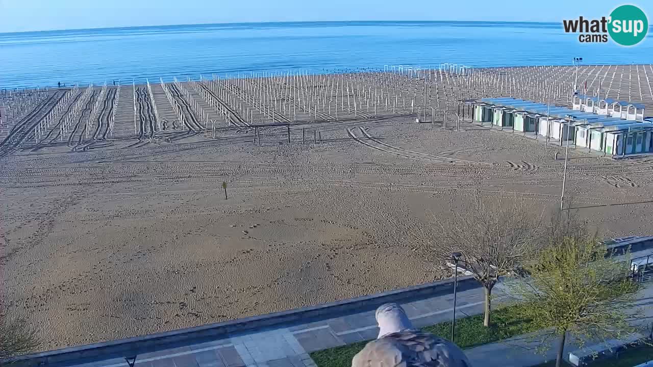 Webcam en vivo playa Bibione – vista desde Ashanti ApartHotel