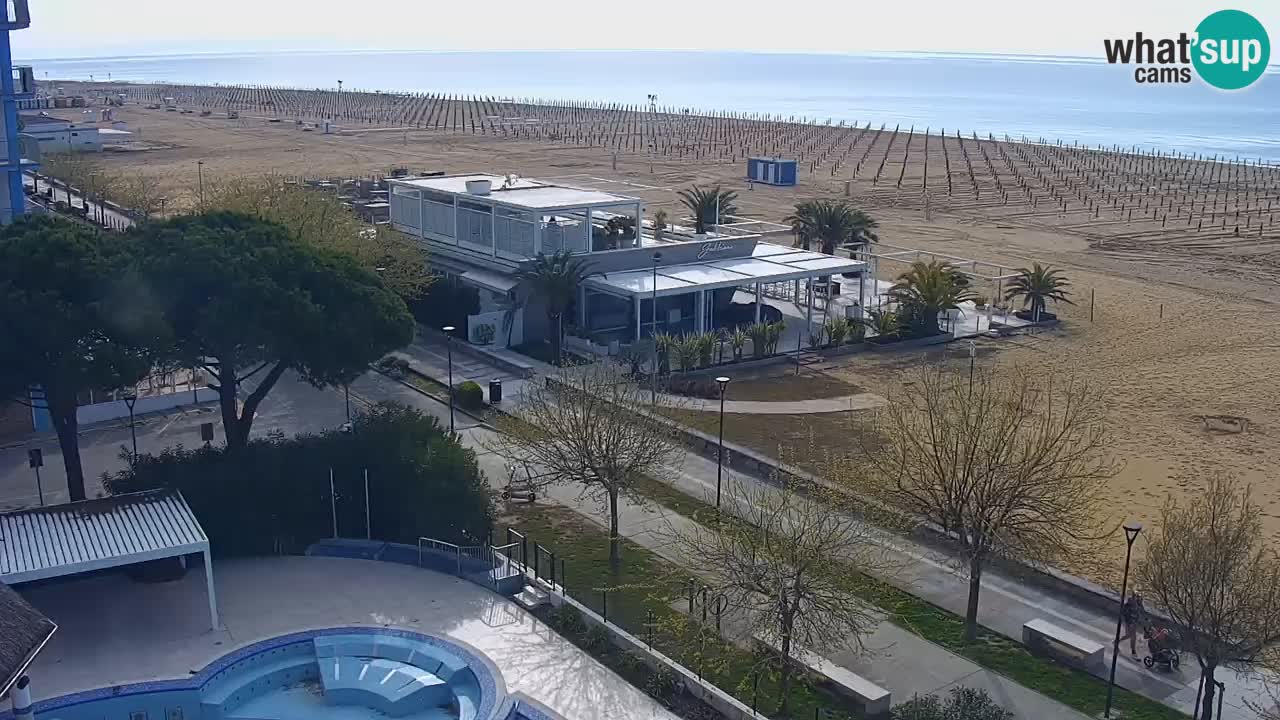 Live Webcam Bibione spiaggia – vista dall’Ashanti ApartHotel