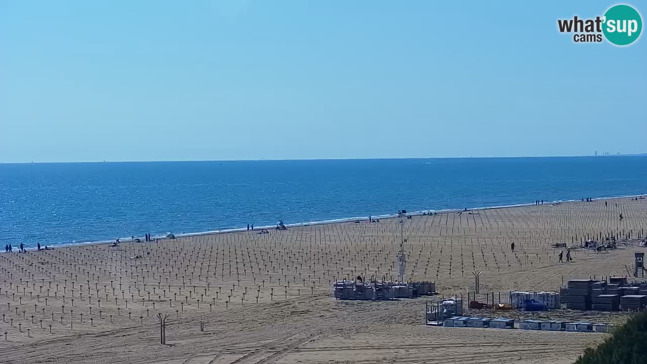 Webcam en vivo playa Bibione – vista desde Ashanti ApartHotel