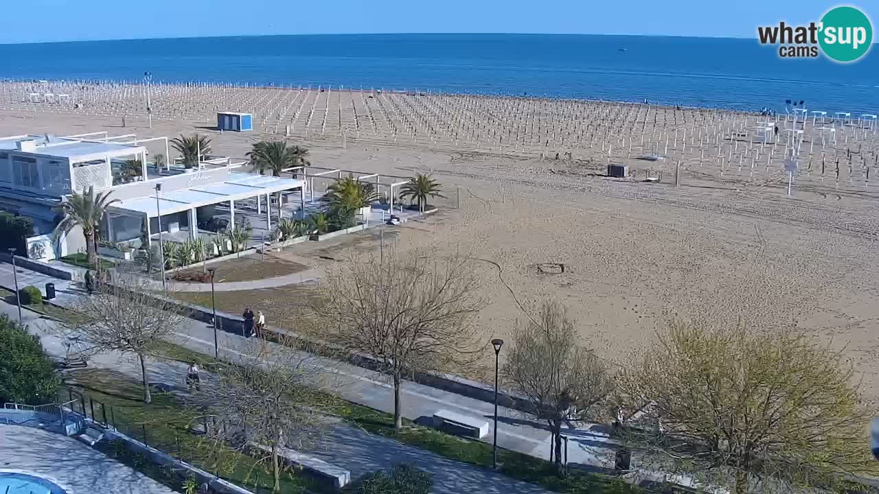 Webcam en vivo playa Bibione – vista desde Ashanti ApartHotel
