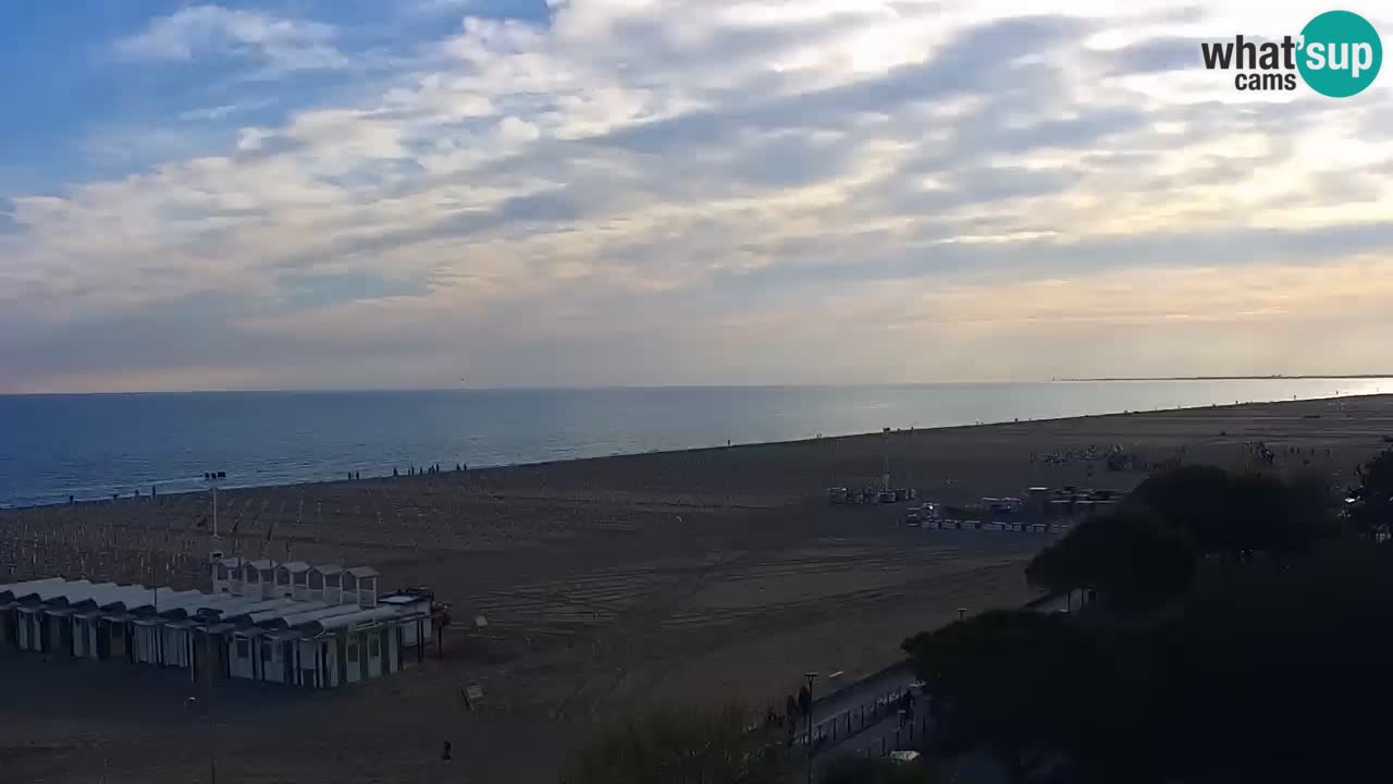 Web kamera Bibione plaža – pogled sa Ashanti ApartHotela