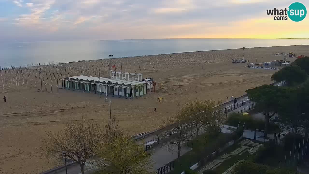 Webcam en vivo playa Bibione – vista desde Ashanti ApartHotel
