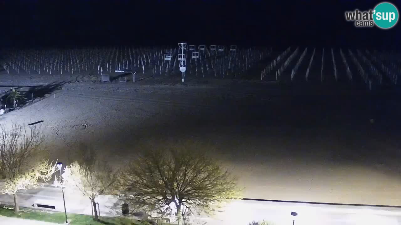 Web kamera Bibione plaža – pogled sa Ashanti ApartHotela