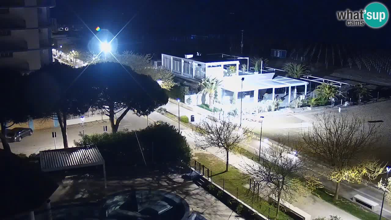 Webcam en vivo playa Bibione – vista desde Ashanti ApartHotel