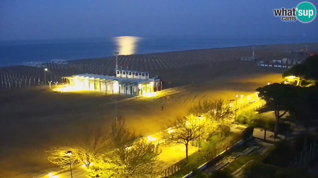 Web kamera Bibione plaža – pogled sa Ashanti ApartHotela