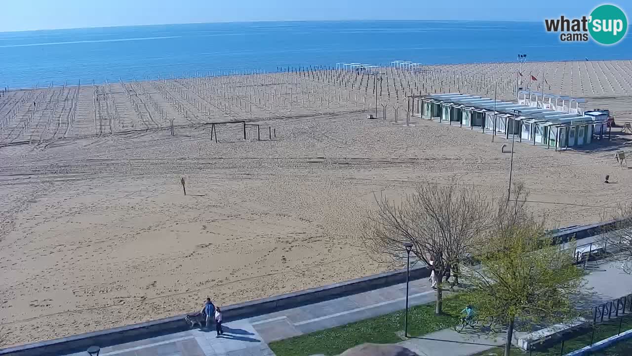 Webcam en direct plage de Bibione – vue depuis Ashanti ApartHotel