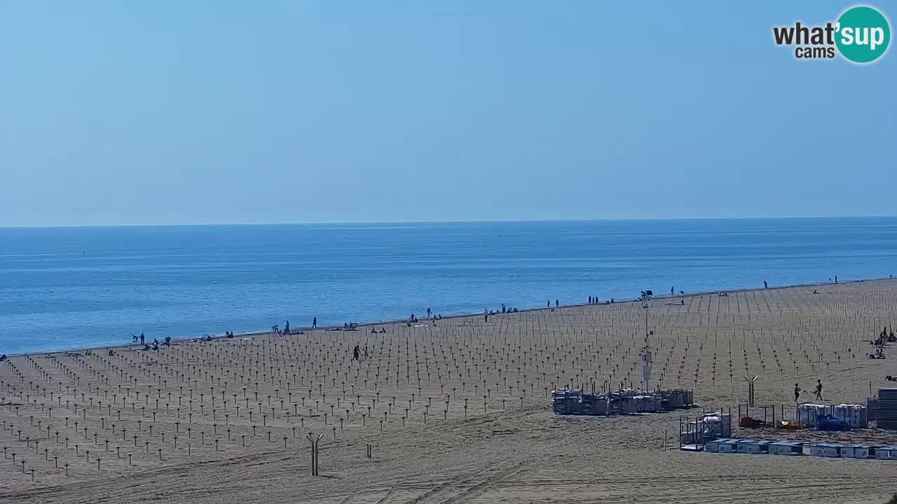 Webcam en direct plage de Bibione – vue depuis Ashanti ApartHotel