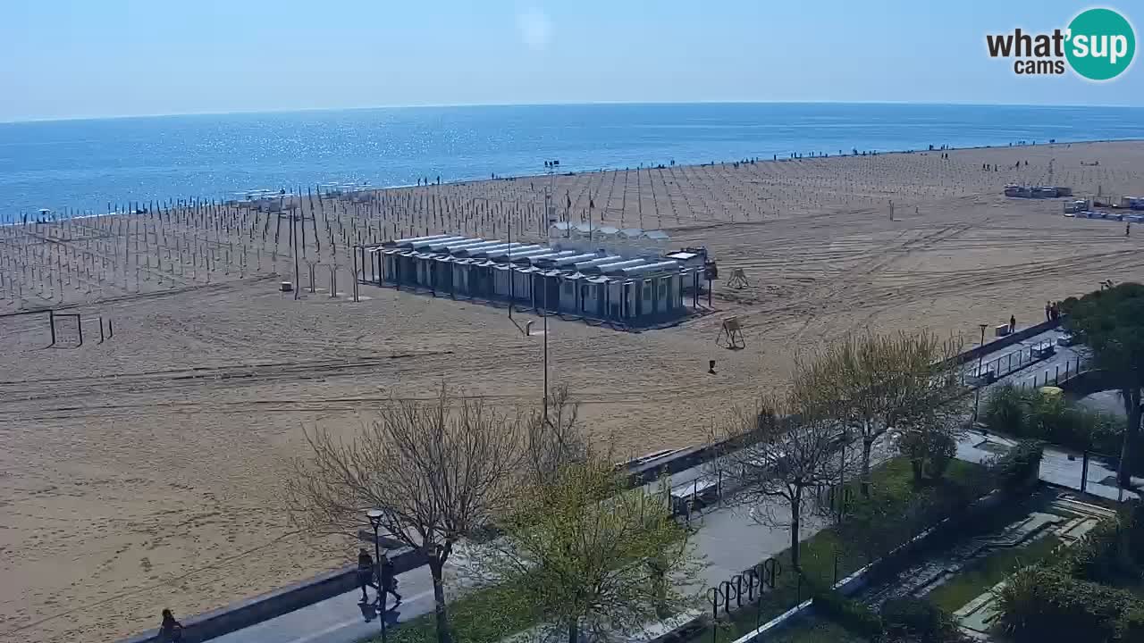 Web kamera Bibione plaža – pogled sa Ashanti ApartHotela