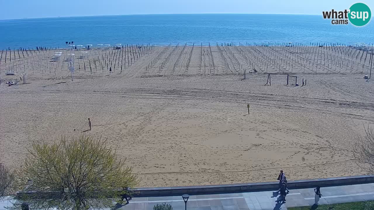 Webcam en direct plage de Bibione – vue depuis Ashanti ApartHotel
