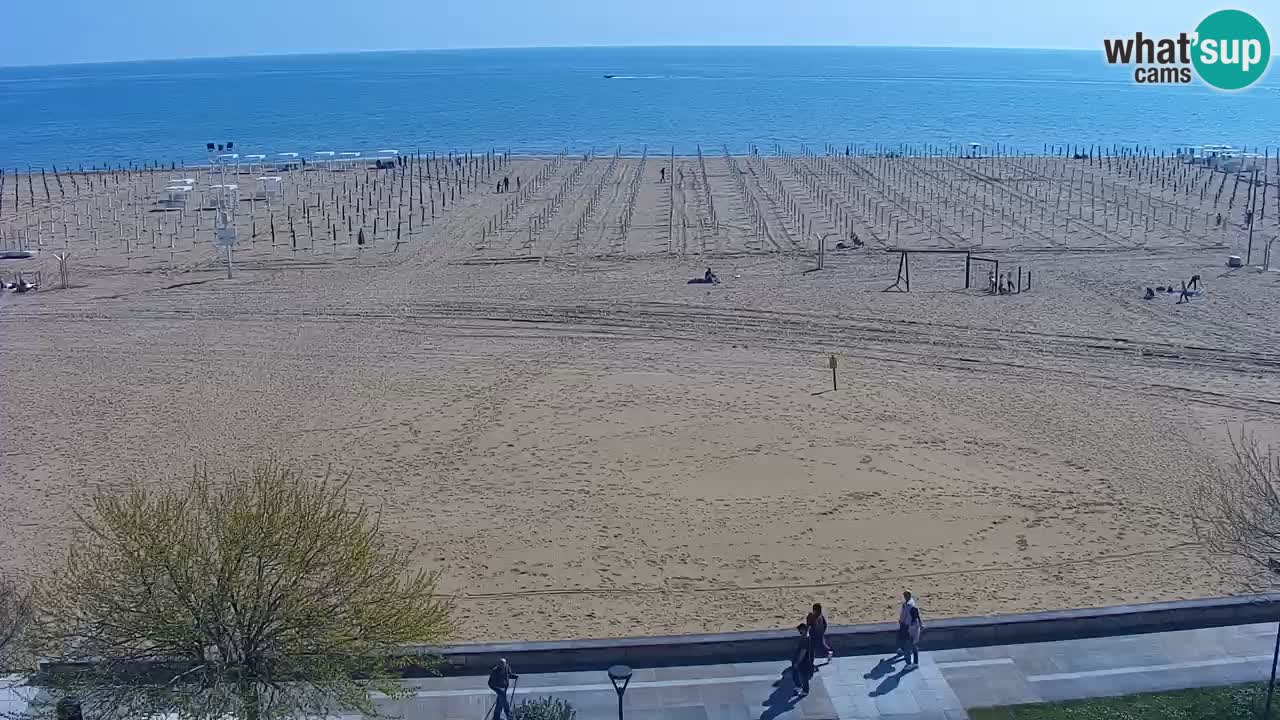 Webcam en direct plage de Bibione – vue depuis Ashanti ApartHotel