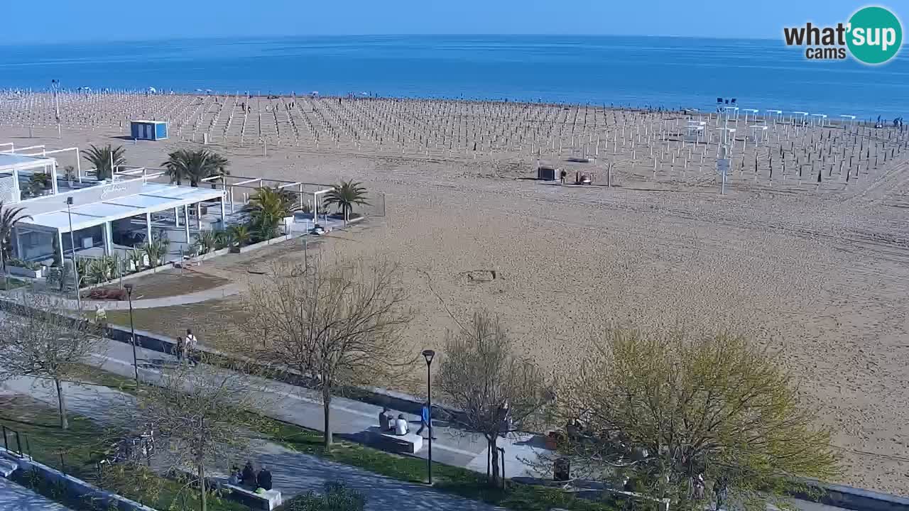 Webcam en vivo playa Bibione – vista desde Ashanti ApartHotel