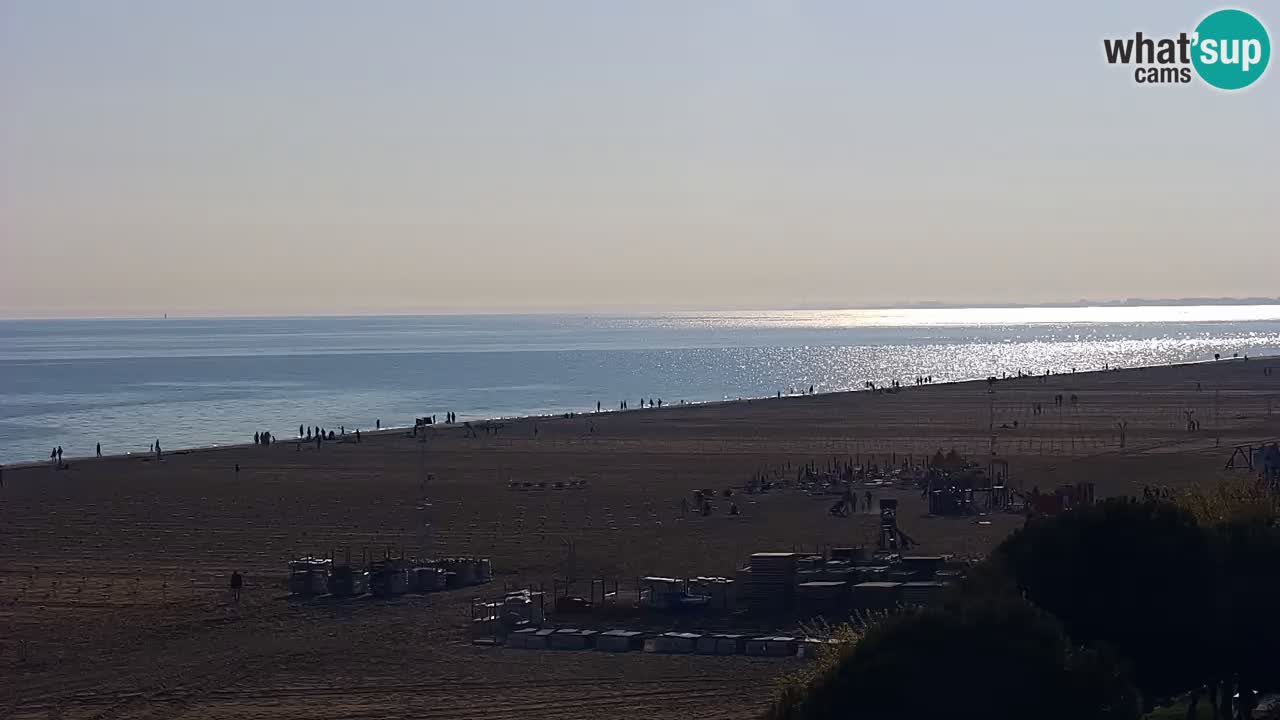 Webcam en direct plage de Bibione – vue depuis Ashanti ApartHotel