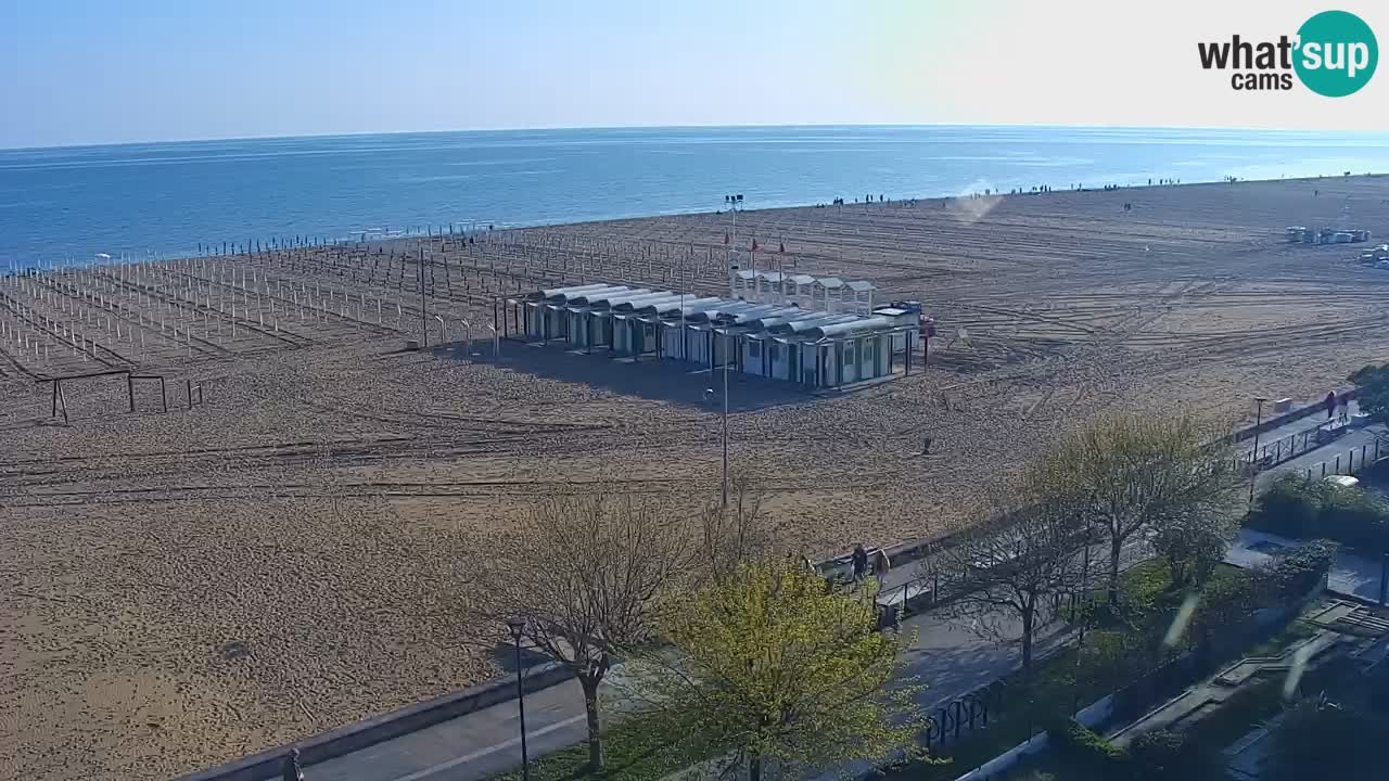 Web kamera Bibione plaža – pogled sa Ashanti ApartHotela