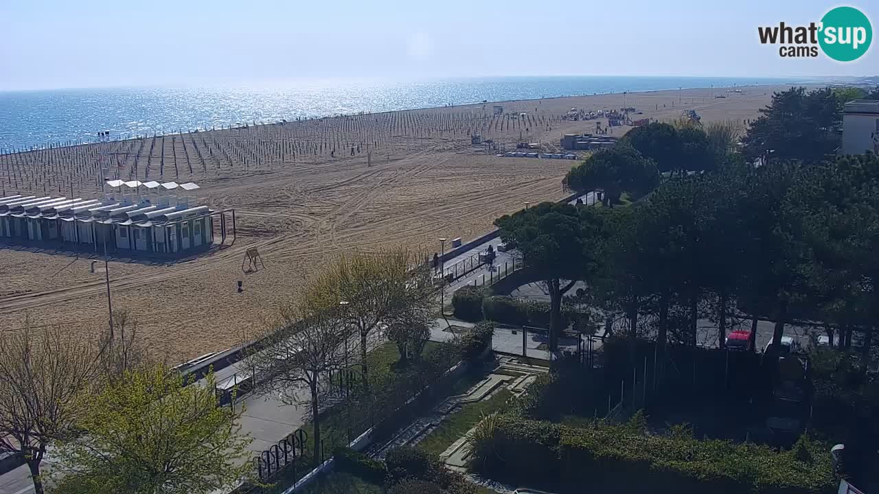 Webcam en vivo playa Bibione – vista desde Ashanti ApartHotel