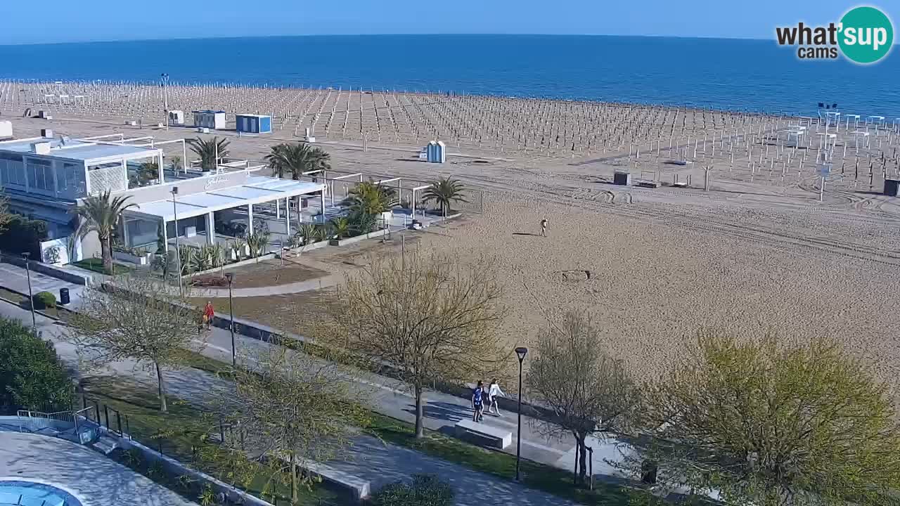 Web kamera Bibione plaža – pogled sa Ashanti ApartHotela