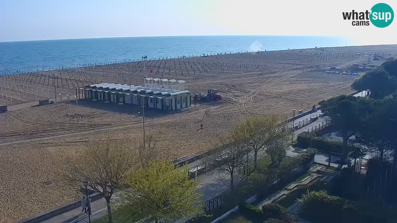 Webcam en vivo playa Bibione – vista desde Ashanti ApartHotel