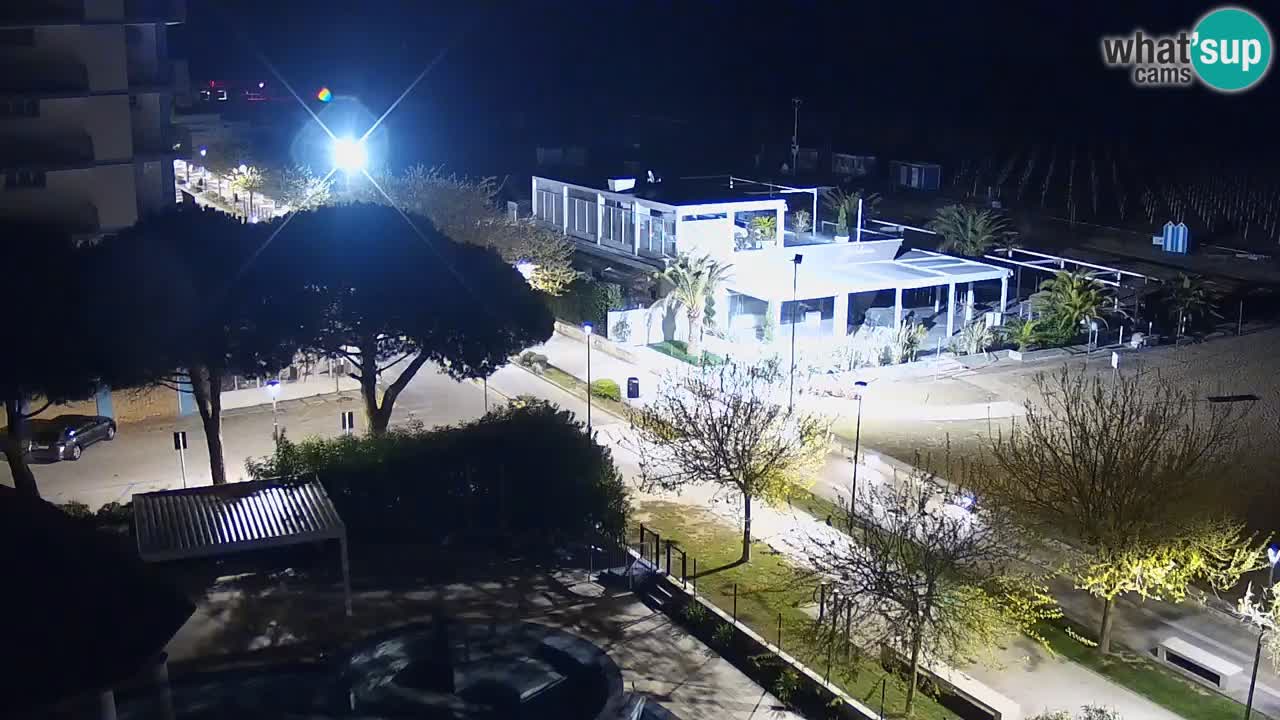 Webcam en vivo playa Bibione – vista desde Ashanti ApartHotel