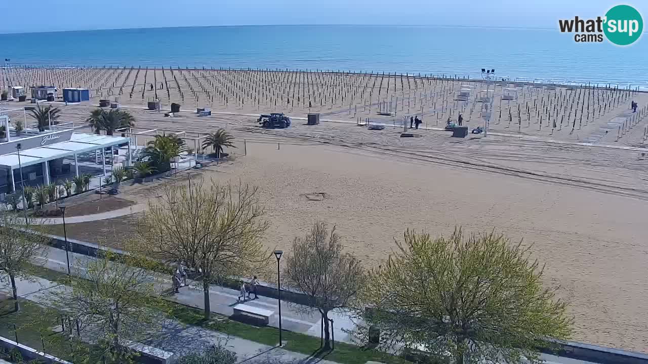 Webcam en direct plage de Bibione – vue depuis Ashanti ApartHotel