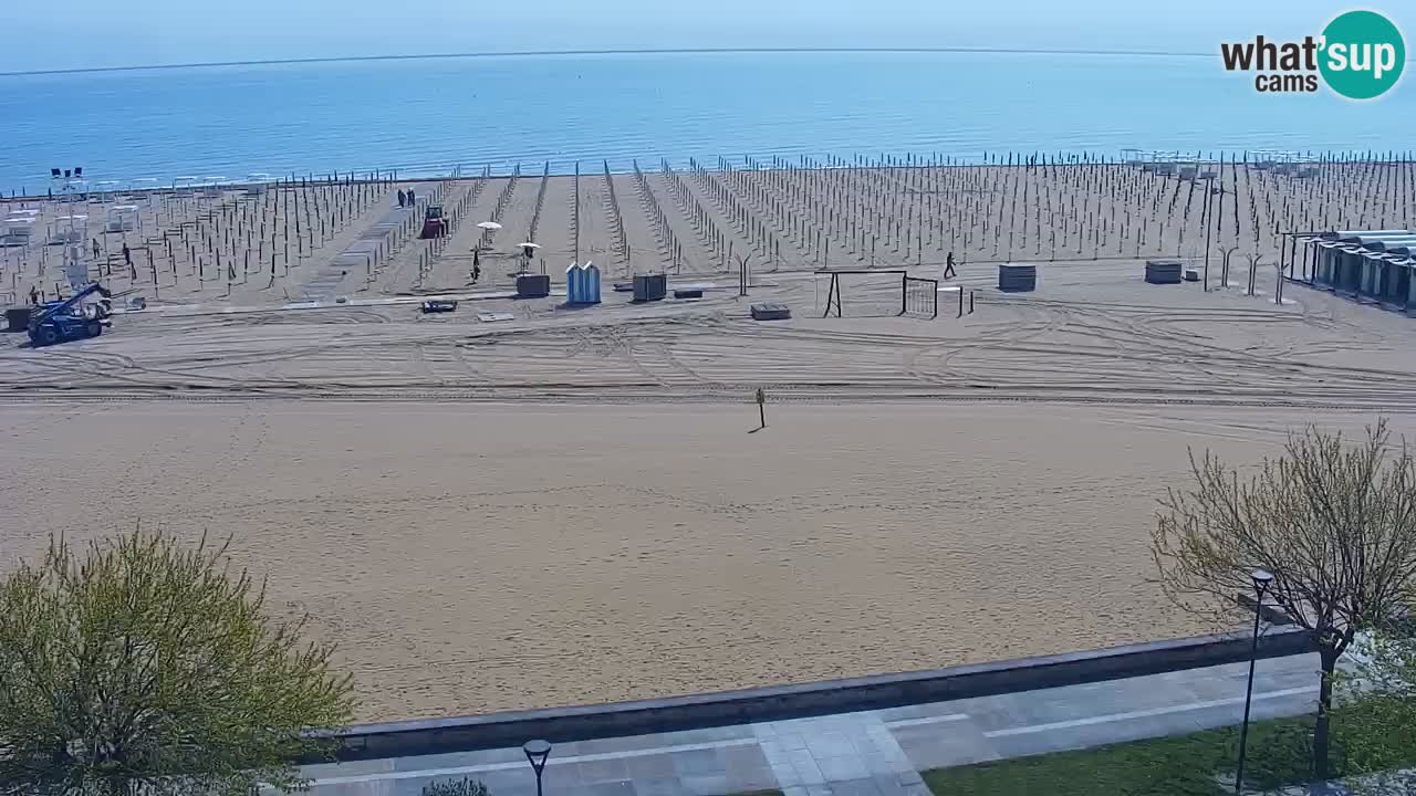 Web kamera Bibione plaža – pogled sa Ashanti ApartHotela