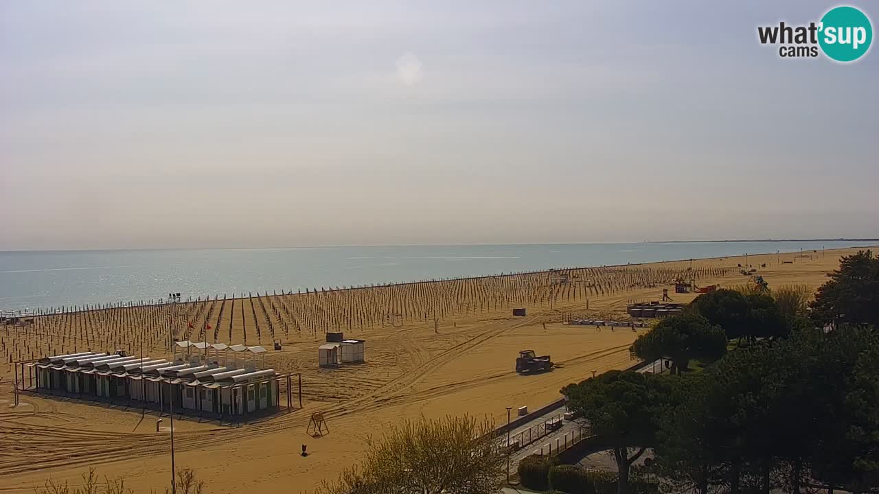 Webcam en vivo playa Bibione – vista desde Ashanti ApartHotel
