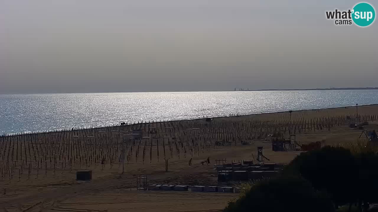 Web kamera Bibione plaža – pogled sa Ashanti ApartHotela