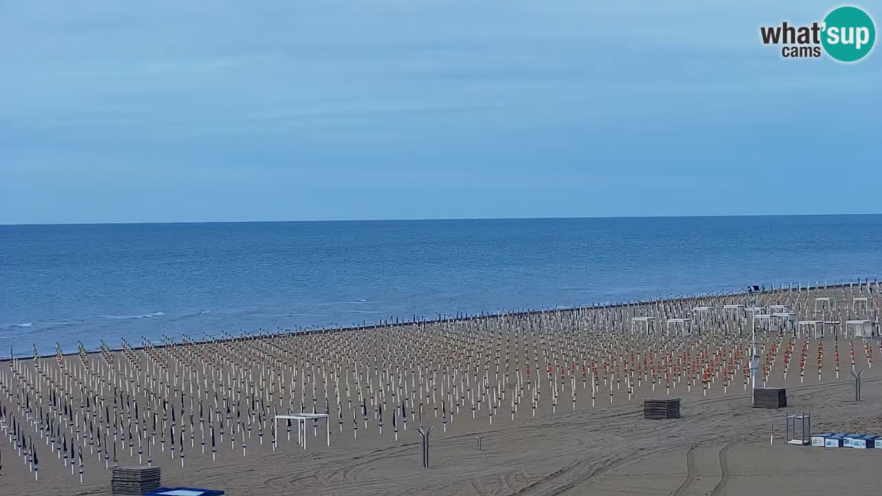 Webcam en direct plage de Bibione – vue depuis Ashanti ApartHotel