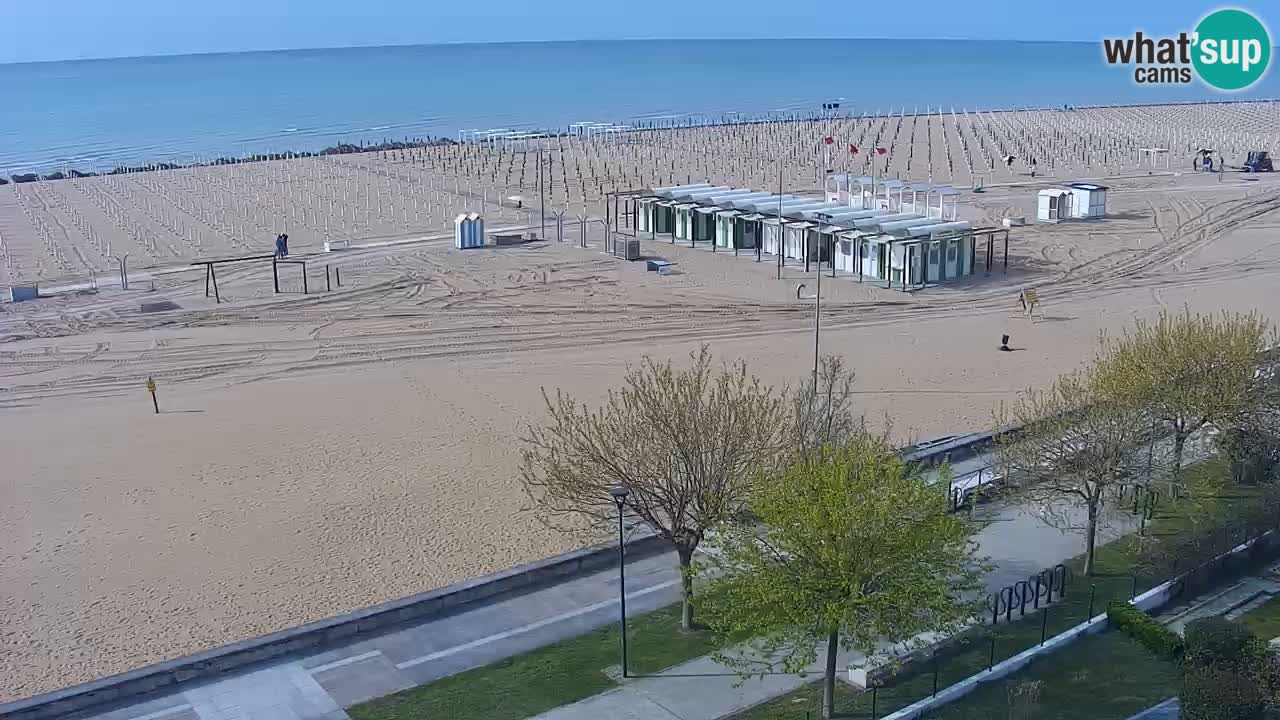 Webcam en direct plage de Bibione – vue depuis Ashanti ApartHotel