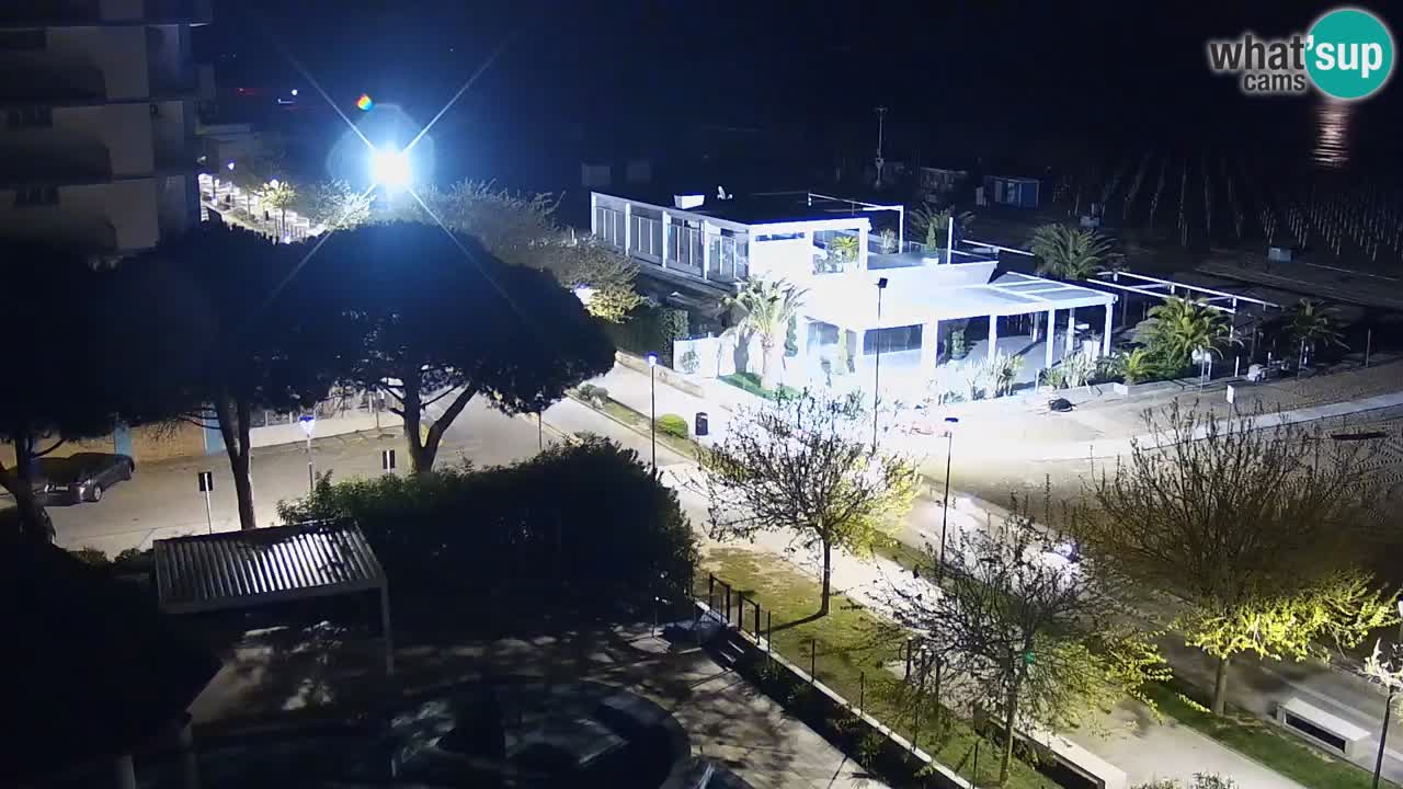 Webcam en direct plage de Bibione – vue depuis Ashanti ApartHotel