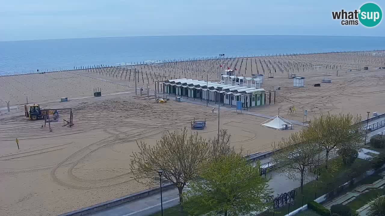 Webcam en direct plage de Bibione – vue depuis Ashanti ApartHotel