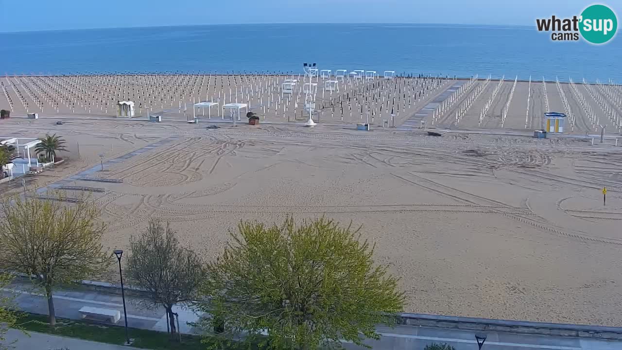 Webcam en vivo playa Bibione – vista desde Ashanti ApartHotel