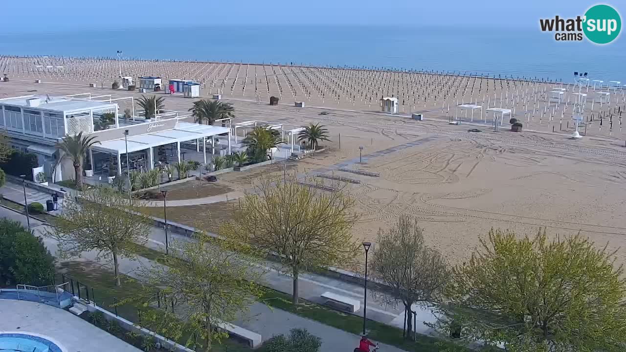 Webcam en vivo playa Bibione – vista desde Ashanti ApartHotel