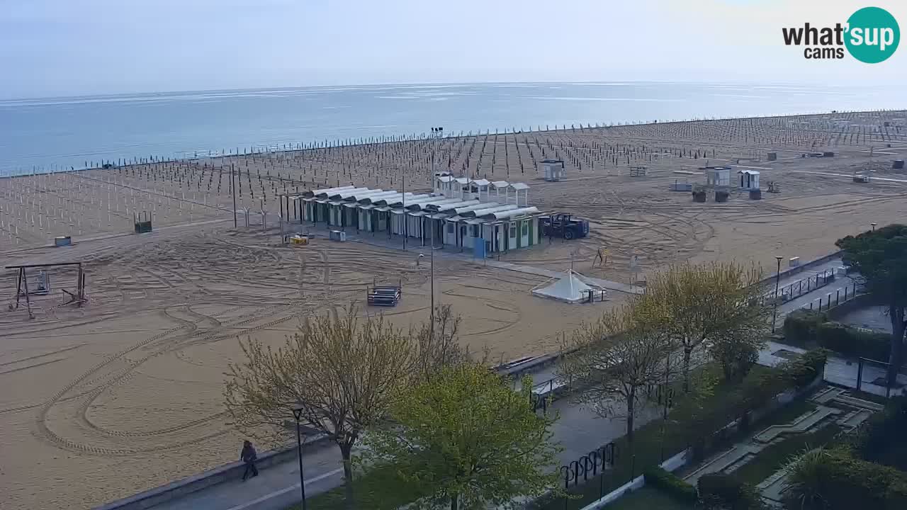 Webcam en direct plage de Bibione – vue depuis Ashanti ApartHotel